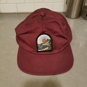 Katin 'Point' hat, Deep Red
